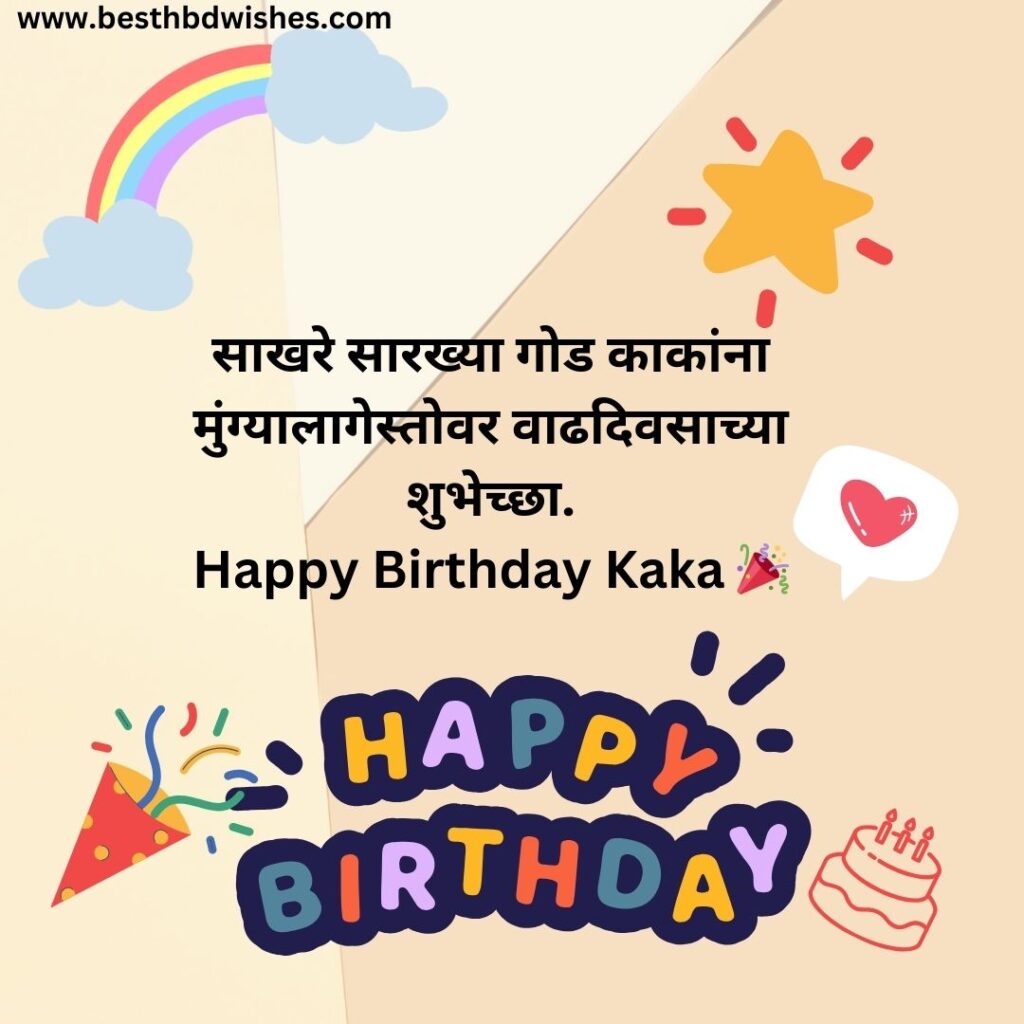 Happy birthday wishes for uncle in marathi काकांना मराठीत वाढदिवसाच्या हार्दिक शुभेच्छा