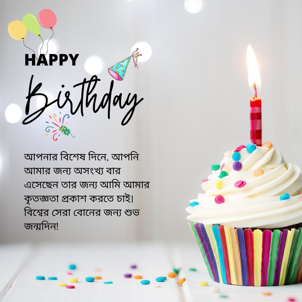 Best happy birthday wishes for elder sister – বড় বোনের জন্য শুভ জন্মদিনের শুভেচ্ছা